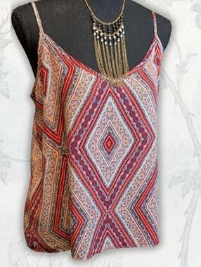 Hollister Diamond Print Spaghetti Strap Camisole